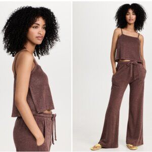 Year of Ours set Medium / Large - matching - terrycloth - Cabana set brown mocha